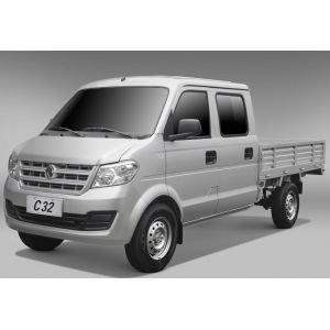 C32 Double Cabin Mini Cargo Truck 2 Seat With Capacity 800 KG 1200cc Engine