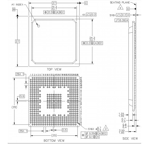 Integrated Circuit Chip PowerQUICC II? Family Hardware Specifications MPC8275CZQ