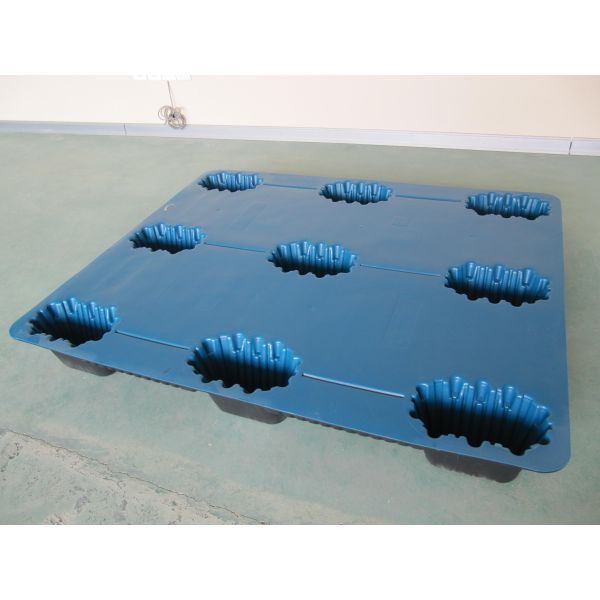 Extrusion HDPE Industrial Plastic Pallet Grid Deck Nestable Plastic Pallets