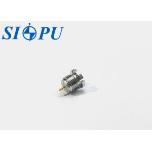 SMP Male RF Coaxial Connector – Light Detent, Microstrip Type, Thread Mounted