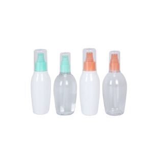 China PET 120ml 150ml OEM Plastic Lotion Pump Bottles Customized Color Cream Comestic bottle UKL01 on sale