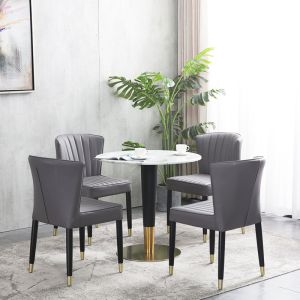 No Scratch Water Resistant Marble Top Side Table