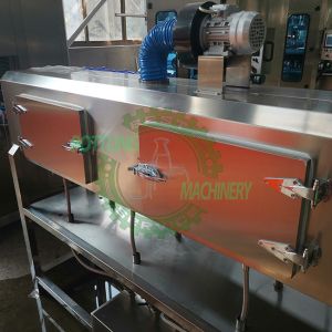 2 Meter Heat Steam Tunnel Semi-Auto Sleeve Bottle Labeling Machine