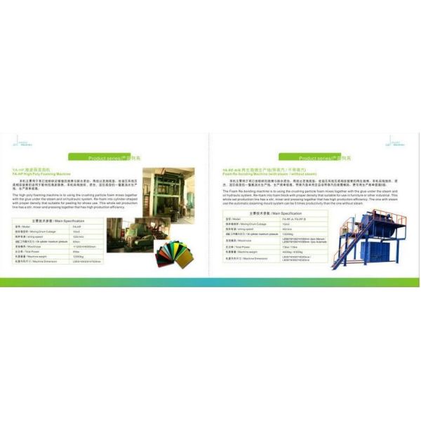 15KW Foam Recycling Machinery / Waste Sponge Recycling Machine with Steam