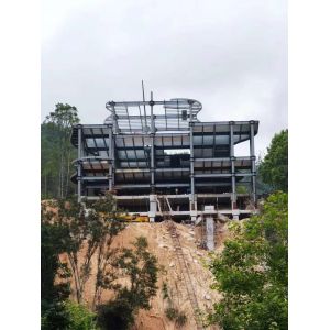 Z Purlin Steel Structure Building With EPS Sandwich Panel