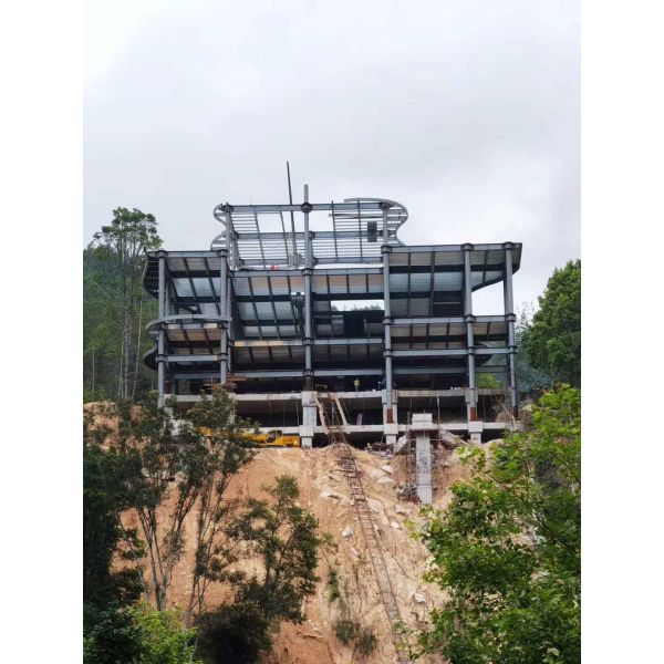 Quality Z Purlin Steel Structure Building With EPS Sandwich Panel wholesale