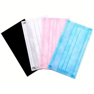 Disposable MultiColor Breathable 3 Layer Face Mask With CE