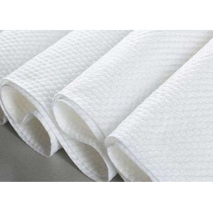 Wood Pulp Compound Spunlace Nonwoven Fabric 10-320cm Customised Width For