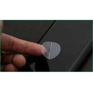 Low Tack Adhesive Self Adhesive Stickers Clear Round Labels