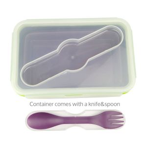 Squish Easy to Clean Insulated, BPA-Free Lunch Collapsible Container Set with