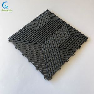 Fire Resistant Interlocking Garage Floor Tiles Easy To Install 15.75 X 15.75