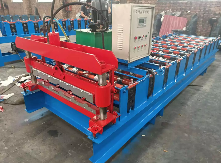 Automatic Color Steel Roll Forming Machine IBR Profile Roofing Tile Making Machinery