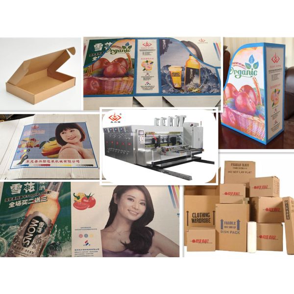 Automatic Making Milk Carton Machine Corrugated Box Printer Slotter Die Cutter