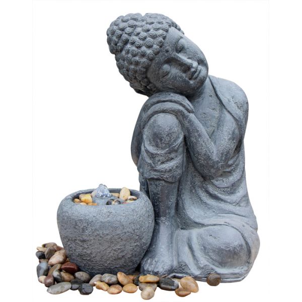 Quality Hand Holding Face To Have A Rest Buddha Water Fountain For Garden And Home wholesale