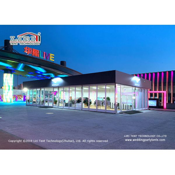 Quality 10m Width Clear Span Cube Structure Tent With Thermo Roof wholesale