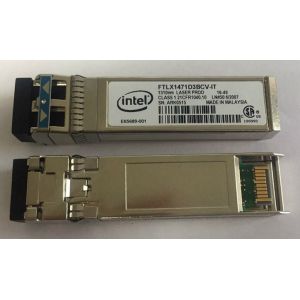 Cheap Intel Ethernet SFP Transceiver Module Fiber Optic LC Connector 10G 1310nm FTLX1471D3BCV-IT LASER PROD for sale