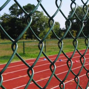 Metal Frame 5 Foot Plastic Coated Chain Link Fencing with and Low Carbon Steel