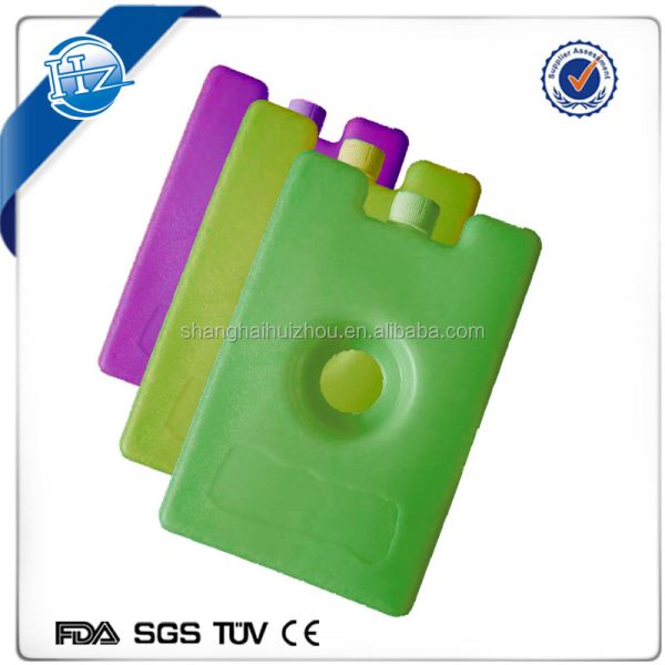 Plastic Cooling Ice Gel Pack Cold Accumulator Brick for lunch box Freezer BPA Free Inner Material SAP