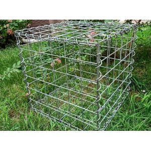 Outdoor HDG Gabion Wire Mesh Panels For Cages 4.0mm Diameter