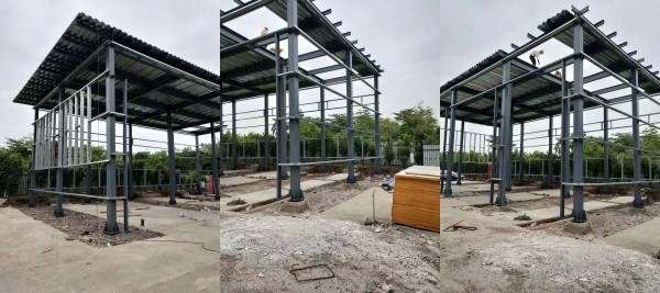 Modern Aesthetically Pleasing Light Steel Structure Building For Airline Ground Services