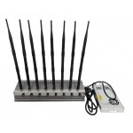 CT-2085H EUR 8 Antennas 60W Mobile 3G 4G WiFI 2.4Ghz 5Ghz Jammer up to 80m