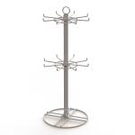2 inch Wire Hooks Spinner Rotating Table top Display Rack Hooks Spinner Metal