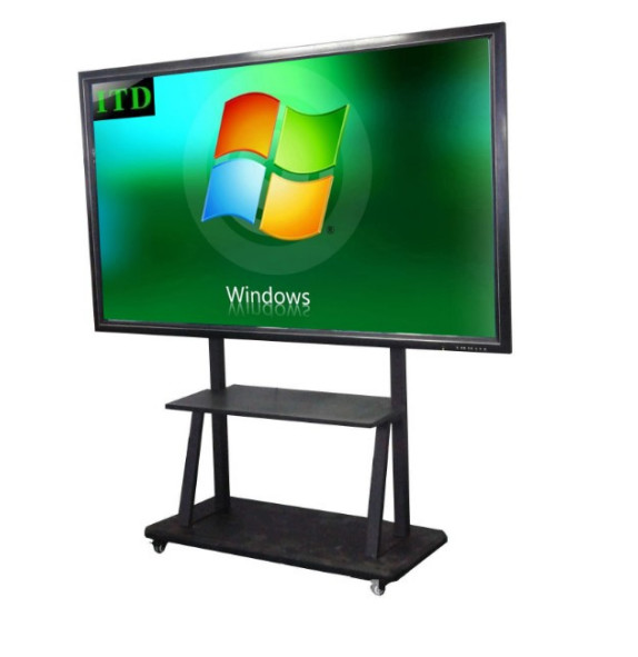 75'' Industrial LCD Interactive Whiteboard HD All In One Fanless Touchs PCAP