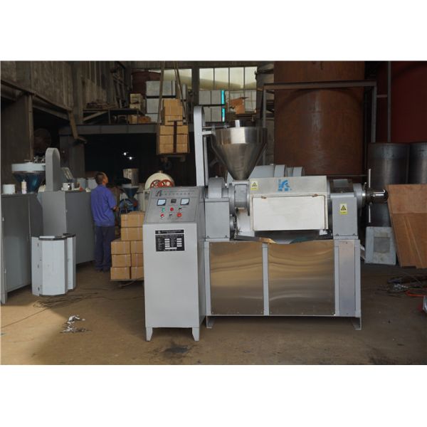 RF85 Stainless Automatic Oil Press Machine with temperature control 60-80kg/h