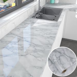 0.6*100m Roll Size PVC Marble Sheet Peel and Stick Wallpaper Enhance Your