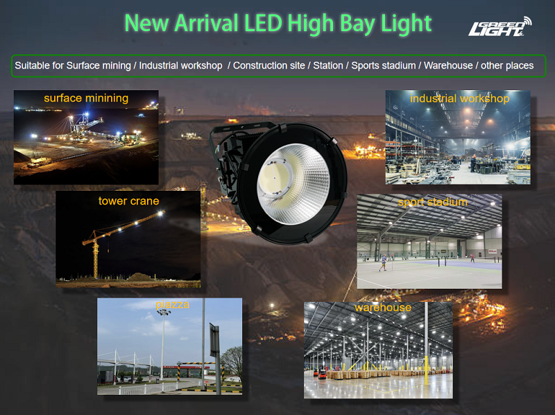 Industrial High Power IP66 Waterproof Led High Bay Light Aluminum Durable High Bay Led Light