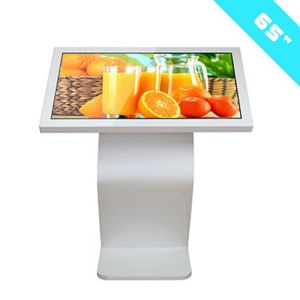 Self Service Convenience Interactive Touch Screen 65inch Lcd Touch Monitor For