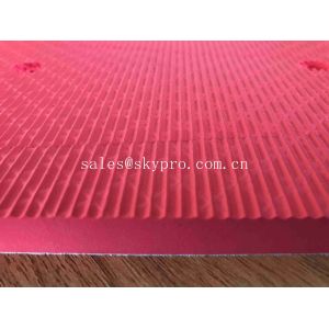 Red Humanized Design Rubber EVA Foam Sheet for Slipper Inner Sole Outsole Shoes