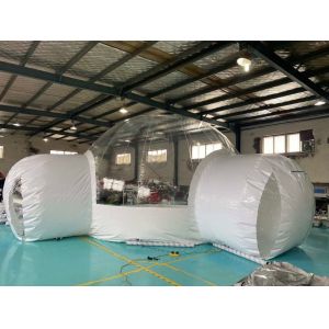 1mm PVC Inflatable Tent Commercial Grade Clear Eco Dome Camping Bubble Tent