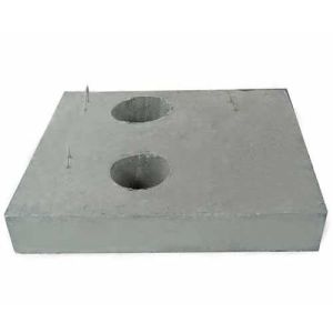Erosion Resistance Tundish Impact Plate , Impact Shield Fused Magnesite Calcined