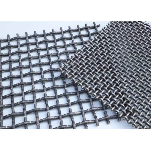 High Tensile Spring Steel Woven Wire Mesh Screen For 30° 180° Hook Type And Long