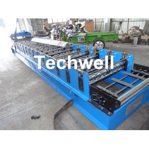 18 Forming Stations Roof Roll Forming Machine With Manual Or Hydraulic Type