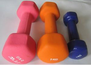 China High-grade quality scrub dumbbells ladies fitness dumbbells，small weight dumbell for women use on sale