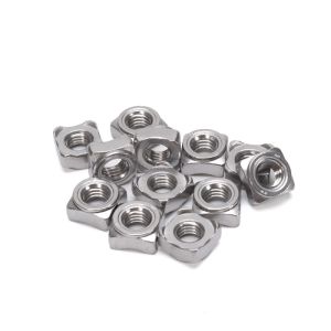 Cheap ISO Standard Class 8 10 Steel Oiled Din 928 Square Projection Welding Weld Nuts for Healthcare Equipment and Machinery for sale