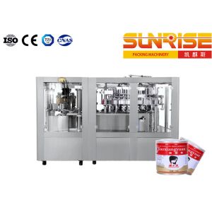 Seafood Chili Automatic Canning Machine , Tomato Sauce Filling Machine 200cans