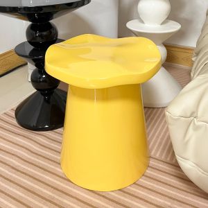 Cozy Circle Lotus Leaf Coffee Table Modern No Assembly Design