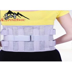 High Waist Support Belt With High Elastic Fish Silk Cloth And Steel Plates