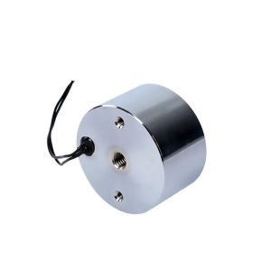 Cheap Mini Round Electromagnet 500N Holding Force DC 12v 24v Waterproof IP65 Custom Solenoid for Machining for sale