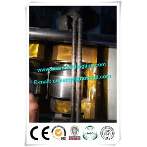 Rebar CNC Drilling And Threading Machine , Steel Rod Threading Machine