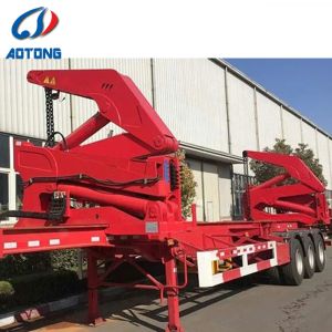 37T Rated Load Capacity Container Side Loader Semi Trailer with Side Lifter