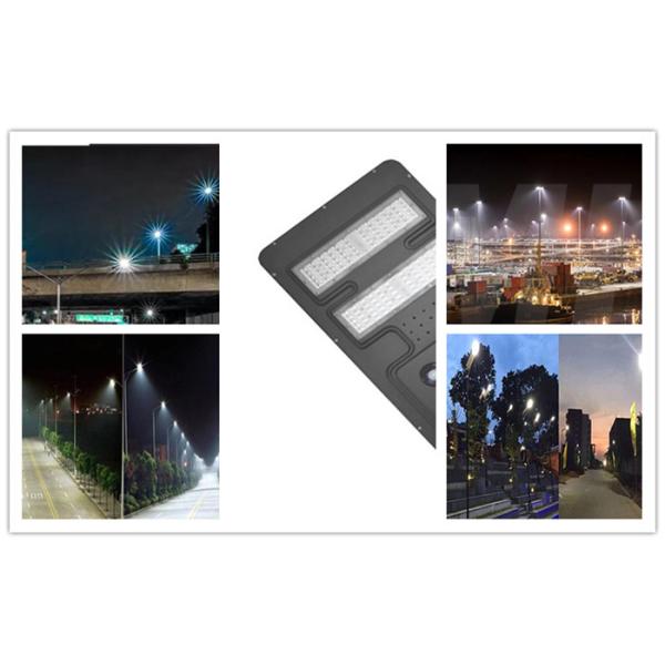 IP65 All In One Solar Street Courtyard Light 80 Watt 4500K With Body Sensor