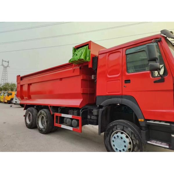 HOWO 6*4 Cheap 5ton 8ton 10ton Tipper Truck Construction Dump Trucks for Sale in Red