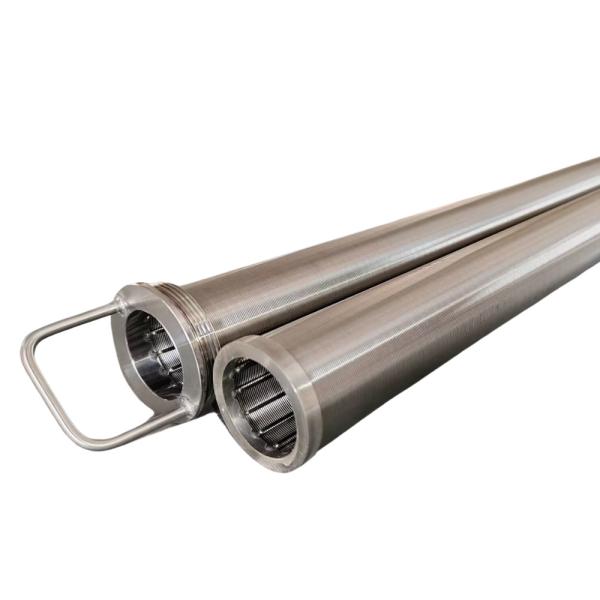 Quality Filterk Anti Corrosion SS316 Self-Cleaning Wedge Wire Cartridge For Zircon Grinder wholesale