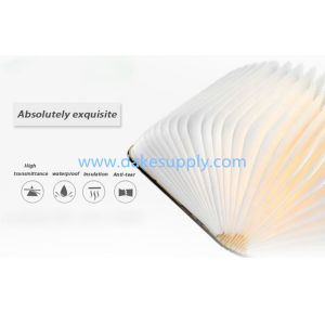 Portable Rechargeable Folding LED Reading Lamp Book Shaped Lamp