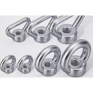 M10 M16 Stainless steel eye Nuts SS 304 SS 316 A2 A4-80 eye bolt with nuts