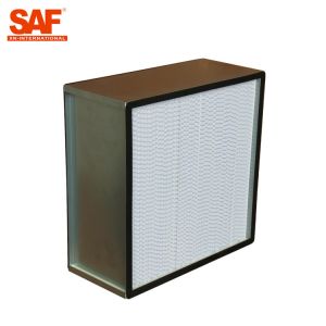 Deep Pleated HEPA Filter Module H13 Aluminium / Paper Separator 80°C Temp